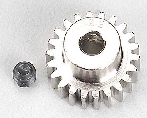 Robinson Racing Products Nickel Plated Steel Motor Pinion, 1/8" / 48P / 22T - RRP1022