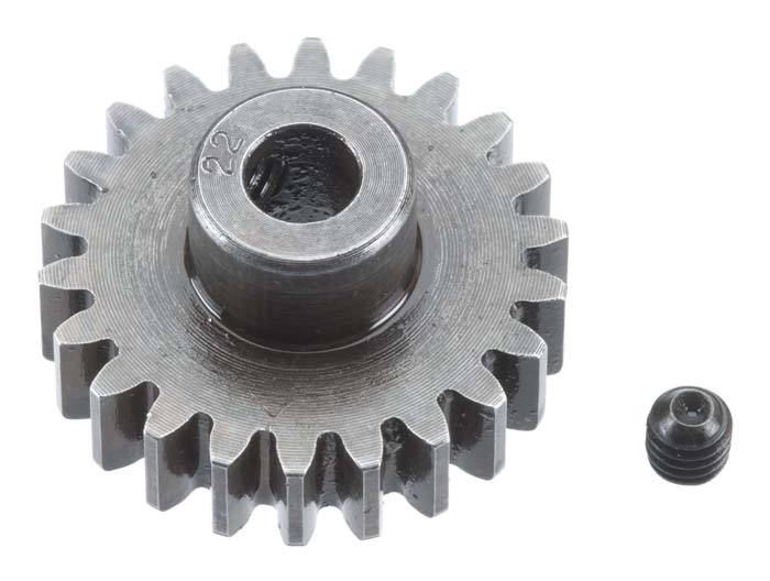 Robinson Racing Products Extra Hard 5mm Bore 1 Module Pinion 22T - RRP1222
