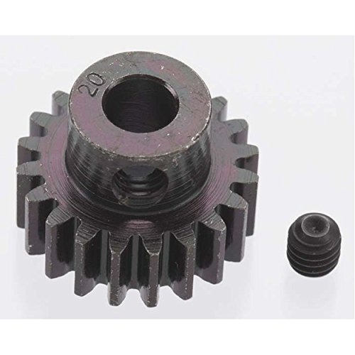 Robinson Racing Products Extra Hard 20 Tooth Blackened Steel 32p Pinion 5mm - RRP8620
