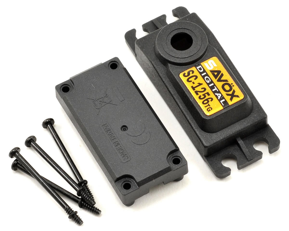 Savox 1256TG Upper/Lower Case Set w/Hardware