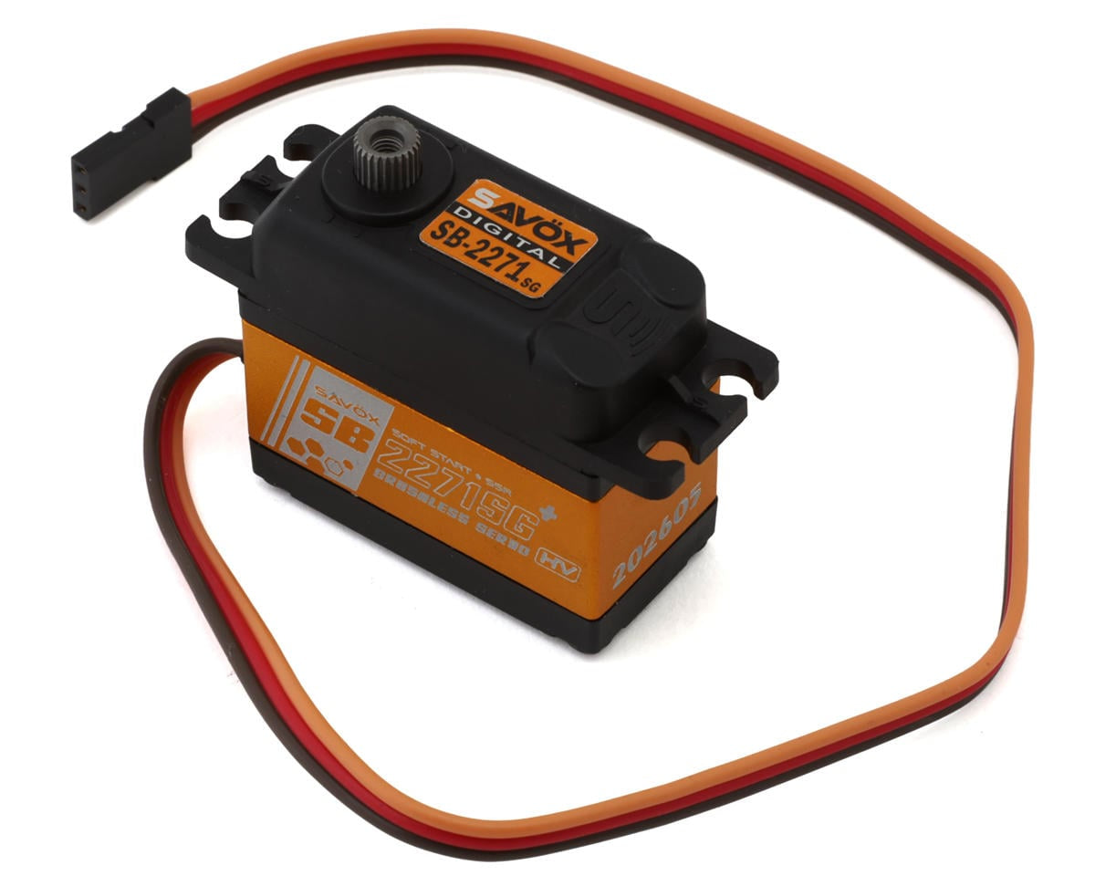 Savox SB-2271SGP "High Speed" Brushless Steel Gear Digital Servo (High Voltage)