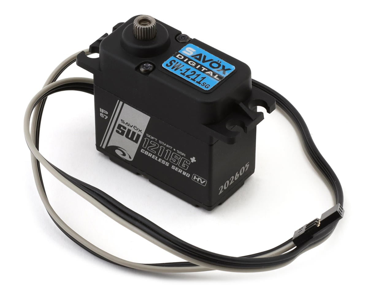 Savox SW-1211SGP Black Edition Hybrid Waterproof Steel Gear Digital Servo