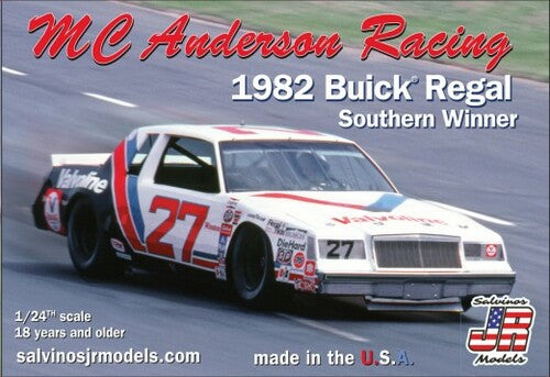 SALVINOS JR MODELS 1/24 MC ANDERSON RACING CALE YARBOROUGH #27 - SJM19821