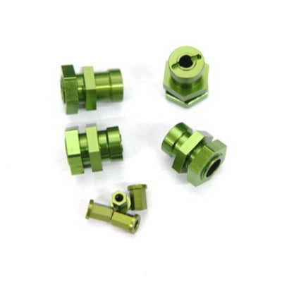 専用◇s.t様 ST Racing MACHINED ALUM 17MM HEX HUB CONVERSION KIT - GREEN