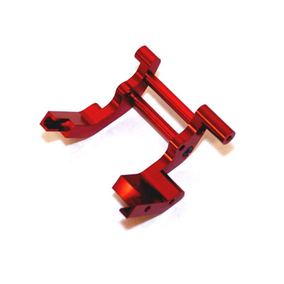 ST Racing ALUM REAR MOTOR GUARD FOR SLASH/RUSTLER/BANDIT - RED - STRT3677R