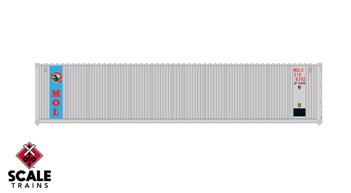 Operator HO 40' Square Corrugated Dry Container - MOL - Single #2117265