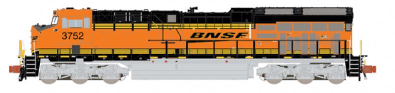 Scaletrains Rivet Counter N Scale ET44 w/Sound and DCC, BNSF/Heritage III #3752 - SXT33626