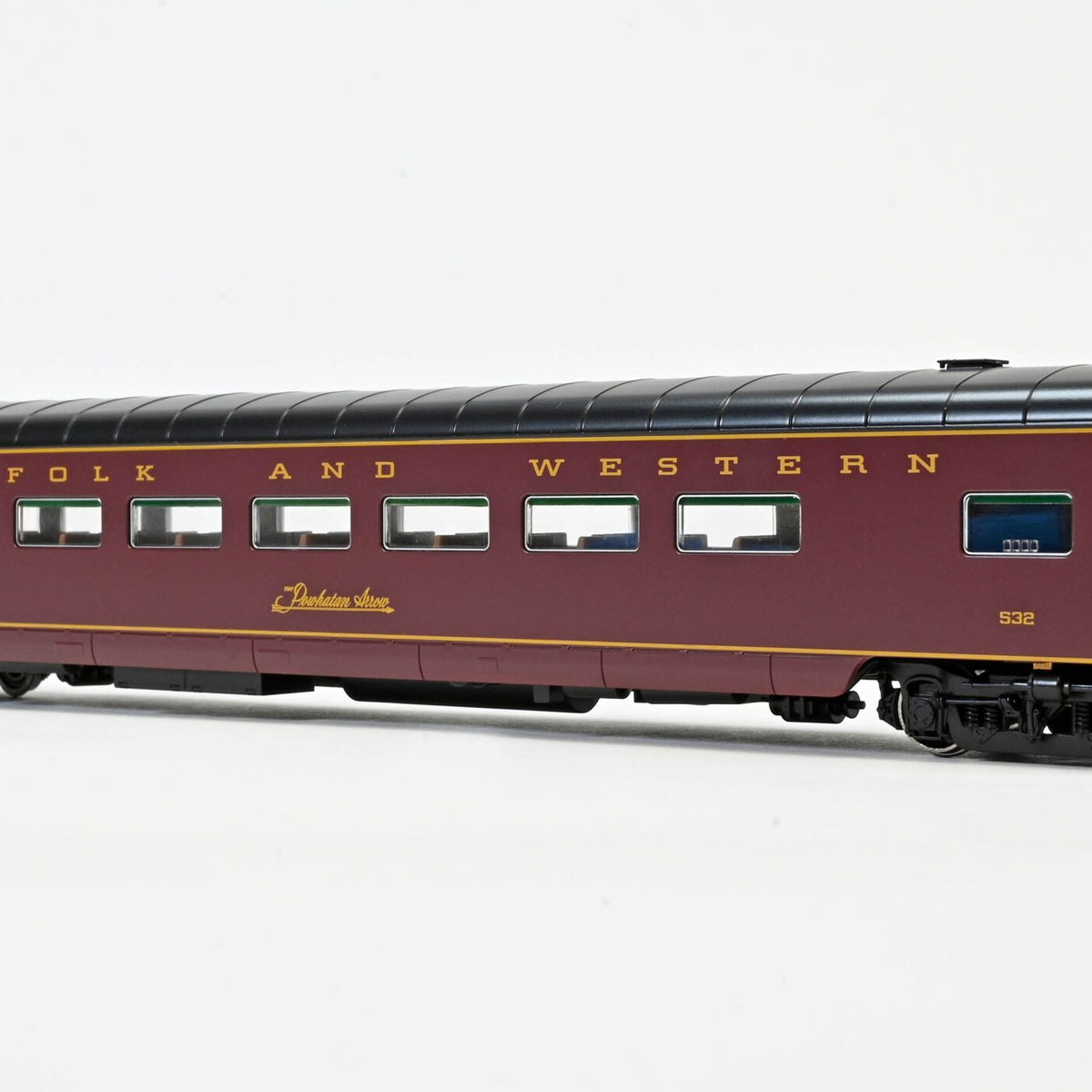 Fox Valley HO Scale Pullman-Standard Pasenger Car Coach, N&W Powhattan ...