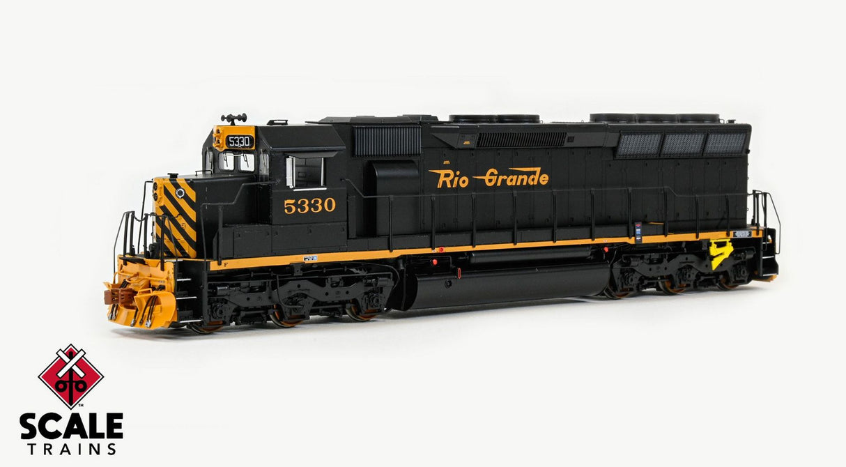 Scaletrains Rivet Counter HO Scale EMD SD45 Phase IIb1, Rio Grande/Small Lettering #5330 w/DCC & Sound