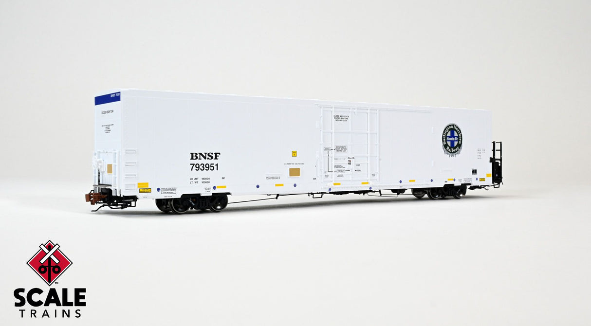 Rivet Counter HO Scale Trinity 82' 7711 Mechanical Reefer w/Sound, BNSF/Loco Icicles/Conspicuity Stripes/Carrier / 793927 /