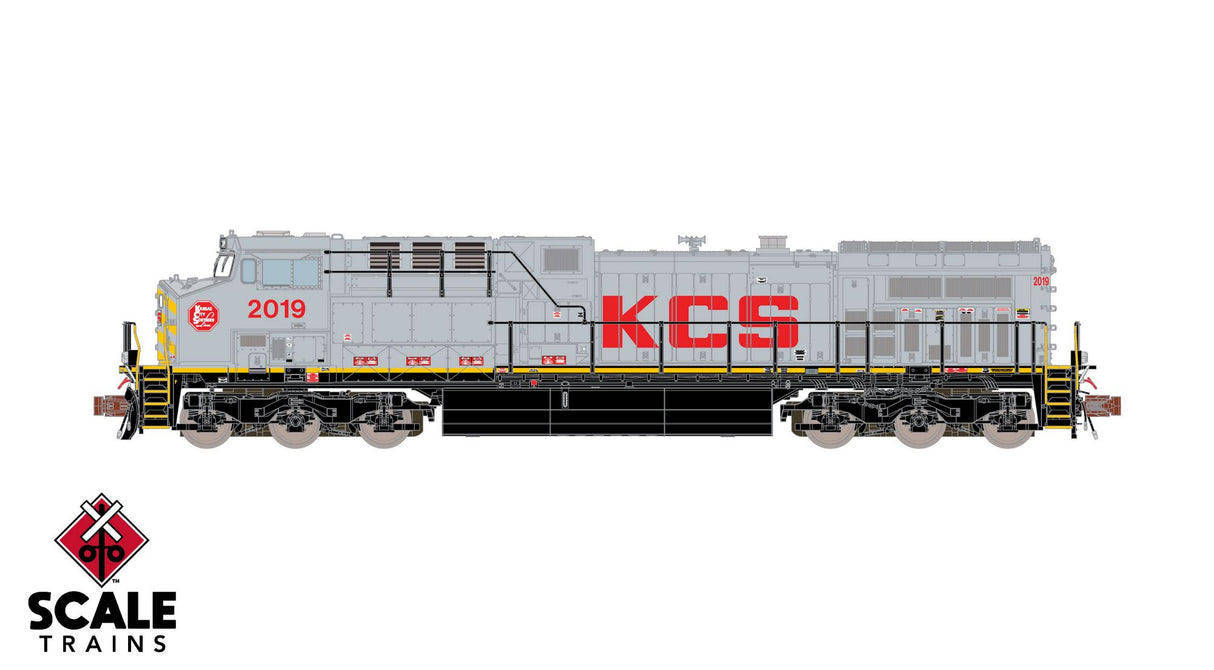 Rivet Counter N Scale GE AC4400 DCC Ready - Kansas City Southern / KCS - Battleship Gray #2048