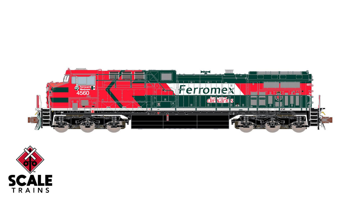 Rivet Counter N Scale GE AC4400 w/DCC/Sound - Ferromex / FXE / Diabla - Diexanos #4650