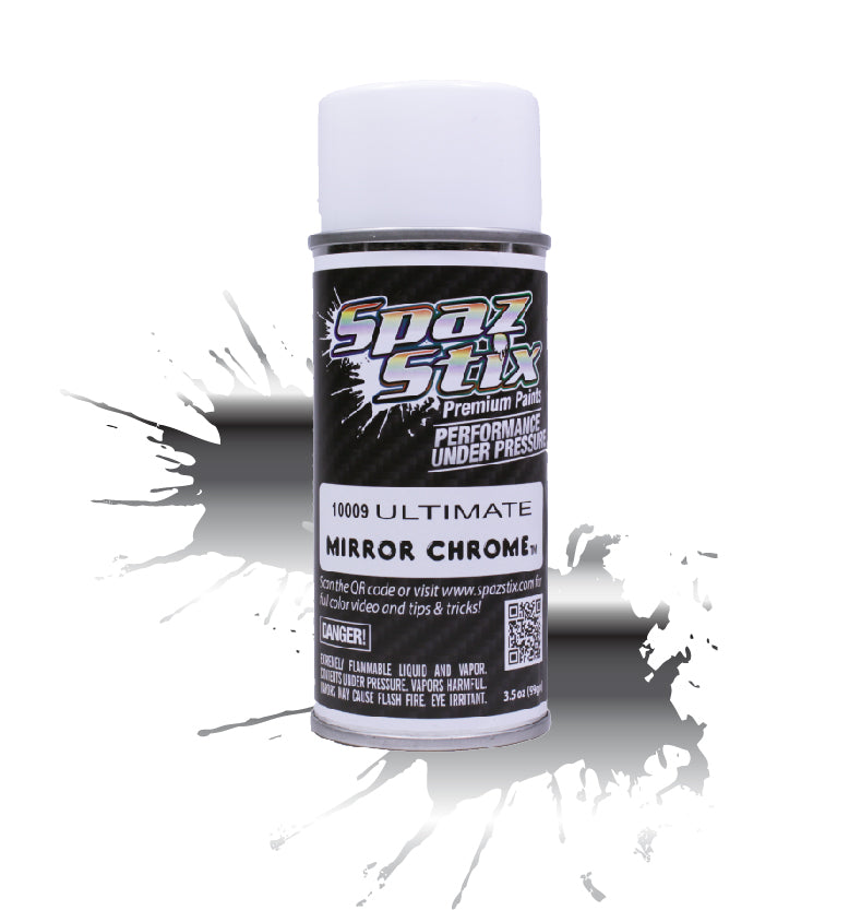 Spaz Stix Ultimate Mirror Chrome Aerosol Paint, 3.5oz Can - SZX10009