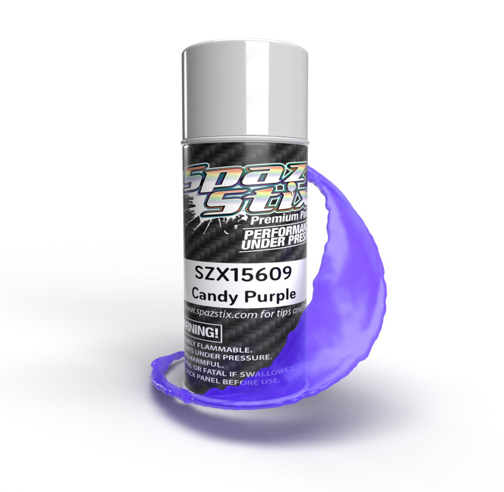 Spaz Stix Candy Purple Aerosol Paint, 3.5oz Can - SZX15609