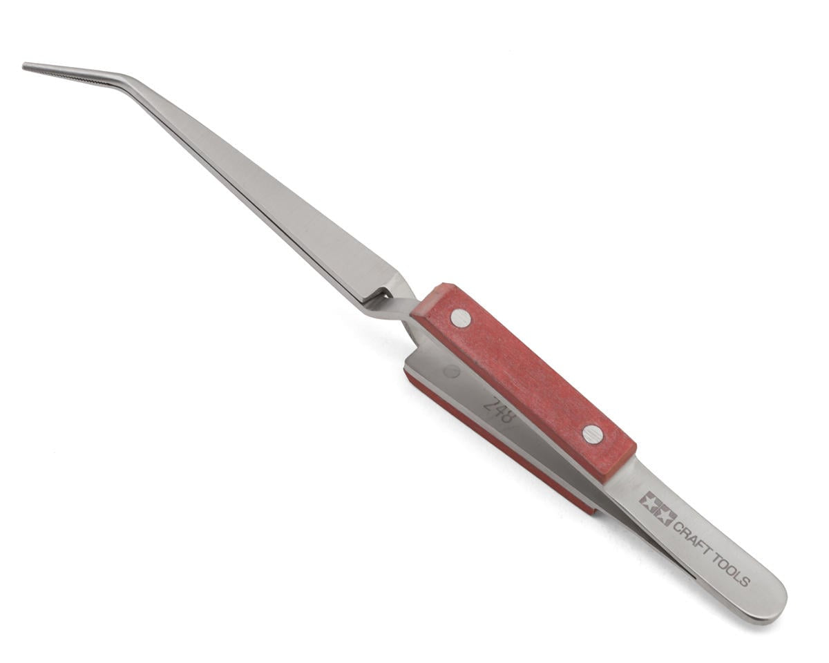 Tamiya HG Reverse Opening Action Angled Tweezers