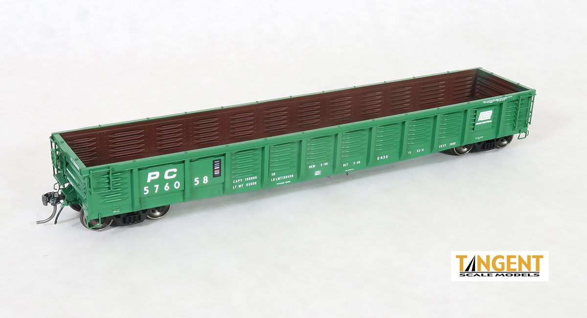 Tangent Scale Models TAN17018-07 PC "Delivery G43A 2-1968" Gondola - TAN17018-07