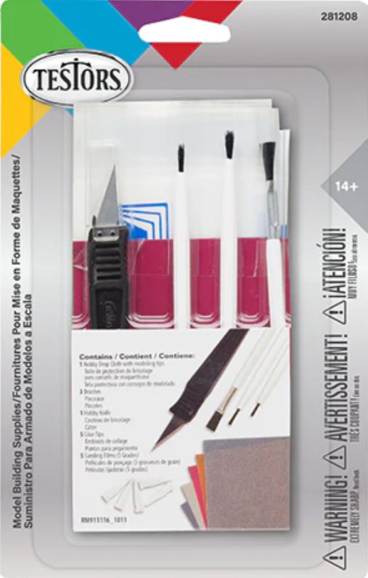 Testors Model Building Supplies 5 Piece Set - TES281208