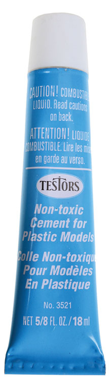 Testors Non-Toxic Plastic Cement, 5/8 oz - TES3521X