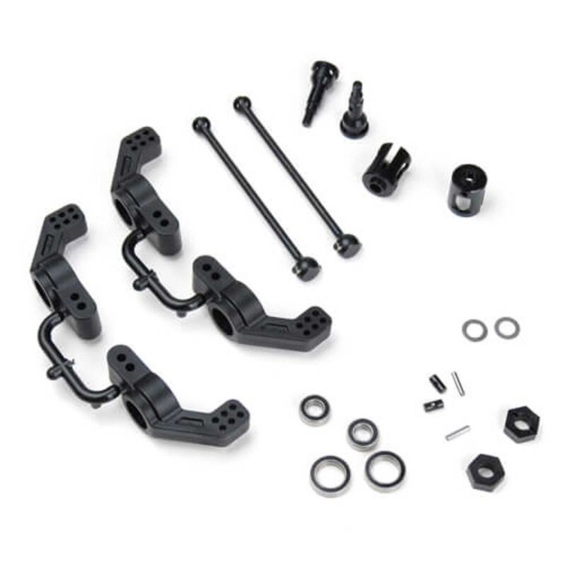 Tekno Tekno M6 Driveshafts and Hub Carriers, Rear, 6mm: Slash 4X4 - TKR6852X