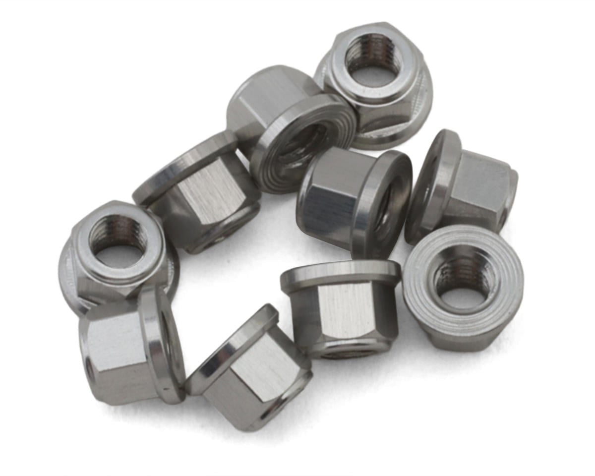 Treal Hobby Axial SCX30 Aluminum 2mm Wheel Nuts (Silver) (10)