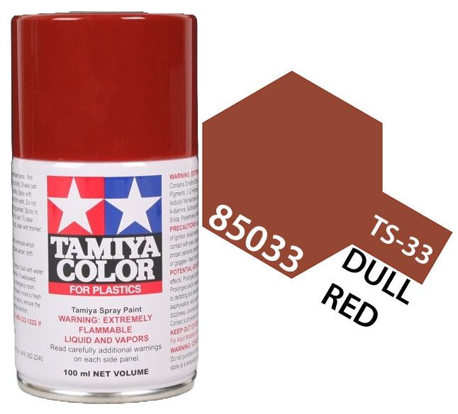 Tamiya Spray Lacquer TS-33 Dull Red - TAM85033