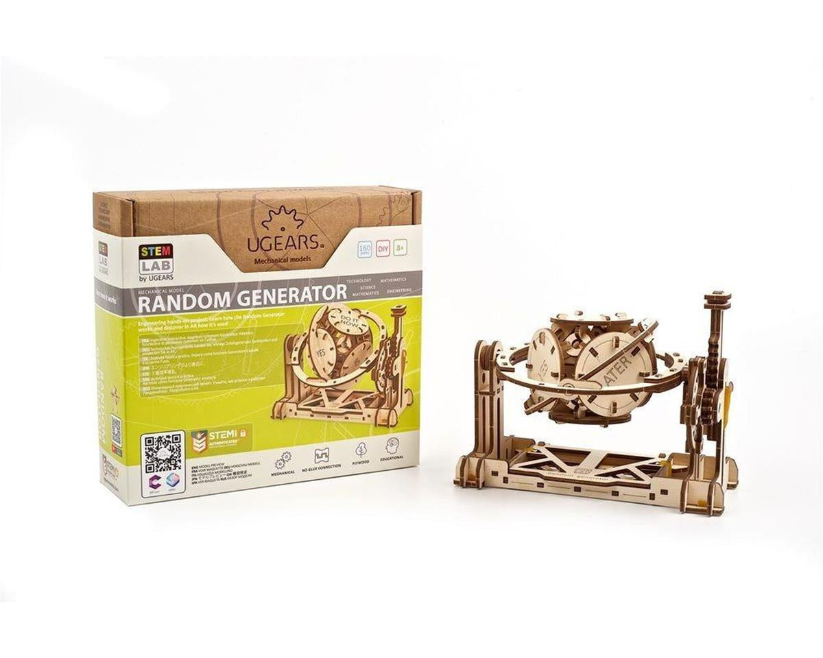 UGears Stem Lab Random Generator 3D Mechanical Wooden Model