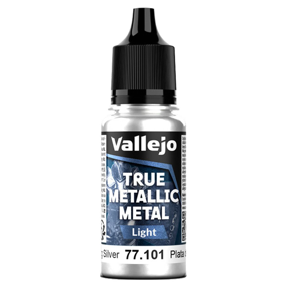 Vallejo 77.101 True Metallic Sterling Silver (light)