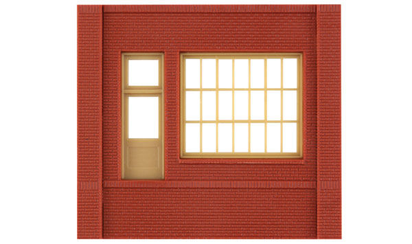 Design Preservation Models  HO DPM Dock Level Steel Sash Entry (4) - WOO30172