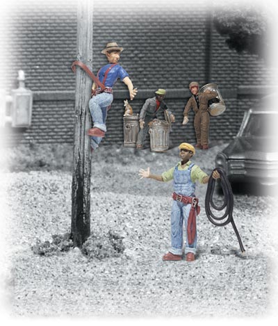 Woodland Scenics WOOA1826 Scenic Accents(R) Figures -- City Workers pkg(6) - WOOA1826