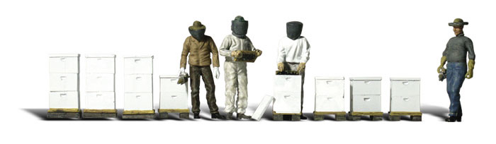 Woodland Scenics HO Beekeepers - WOOA1897