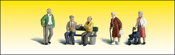 Woodland Scenics HO Senior Citizens - WOOA1922