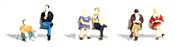 Woodland Scenics Scenic Accents(R) Figures -- People Sitting - WOOA2129