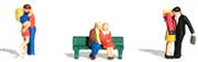 Woodland Scenics Scenic Accents(R) Figures -- Lovers pkg(6) - WOOA2133