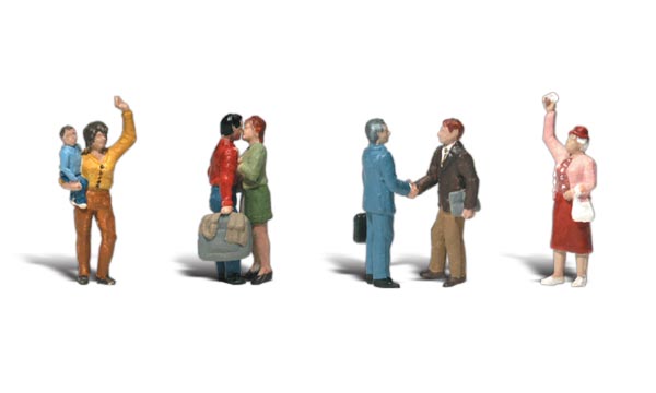 Woodland Scenics Scenic Accents(R) Figures -- Goodbye People 7/ - WOOA2193