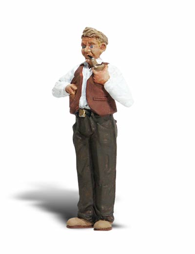 Woodland Scenics Accents(R) G Scale Figures -- Peter Pipe Puffer - WOOA2537