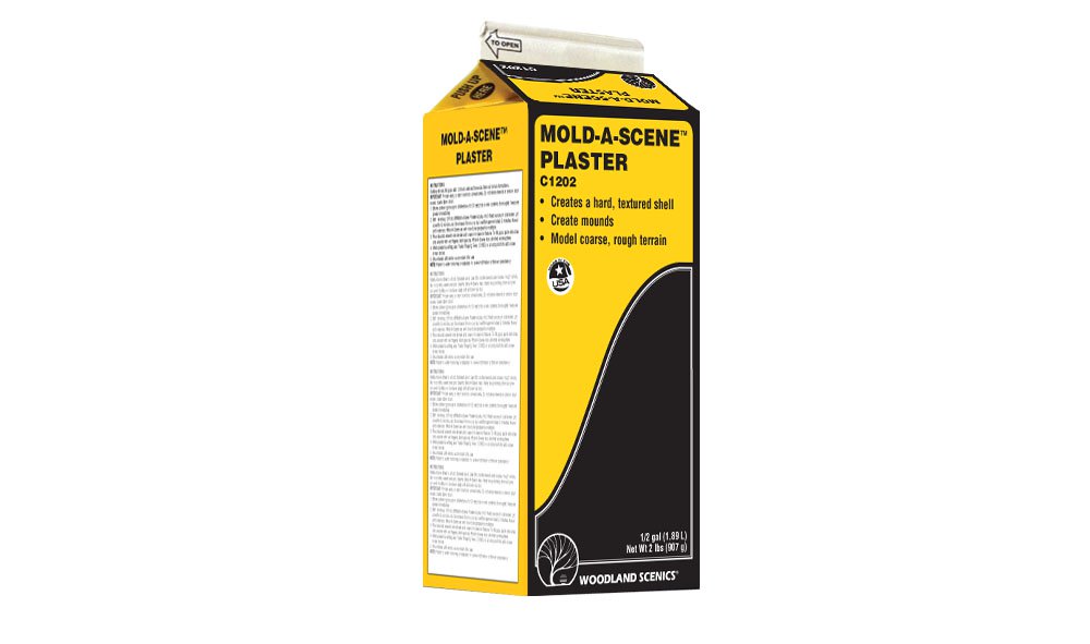 Woodland Scenics Mold-A-Scene Plaster, 104 cu. in. - WOOC1202