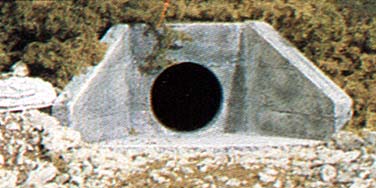 Woodland Scenics HO Culvert, Concrete (2) - WOOC1262