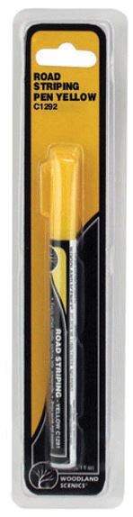 Woodland Scenics Road Striping Pen -- Yellow - WOOC1292