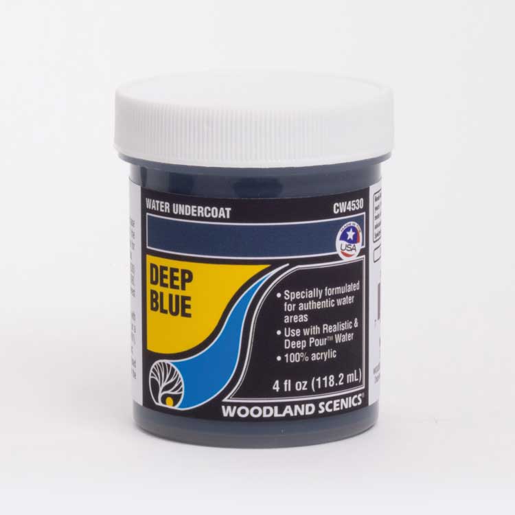 Woodland Scenics Water Undercoat, Deep Blue - WOOCW4530