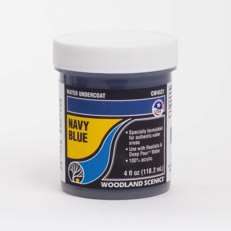 Woodland Scenics Water Undercoat, Navy Blue - WOOCW4531