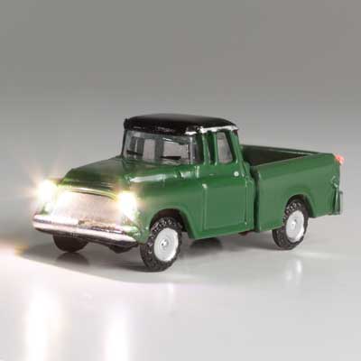 Woodland Scenics N Just Plug Green Pickup - WOOJP5610