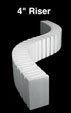 Woodland Scenics Riser, 4" (2) - WOOST1409