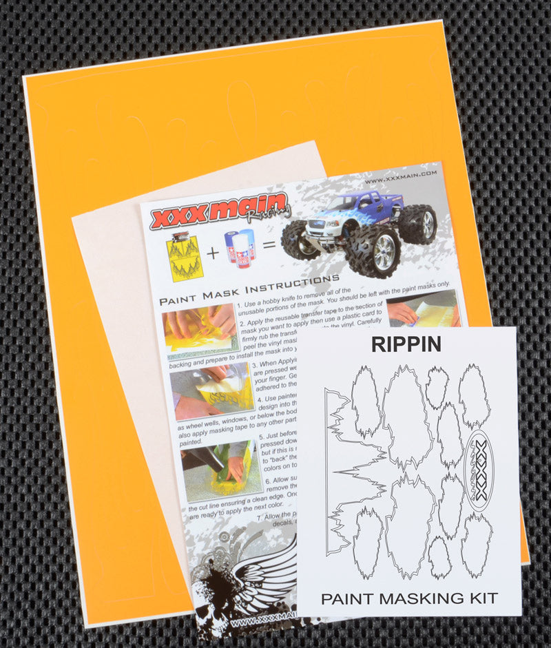 XXX Main Racing Rippin Paint Mask - XXXM031L