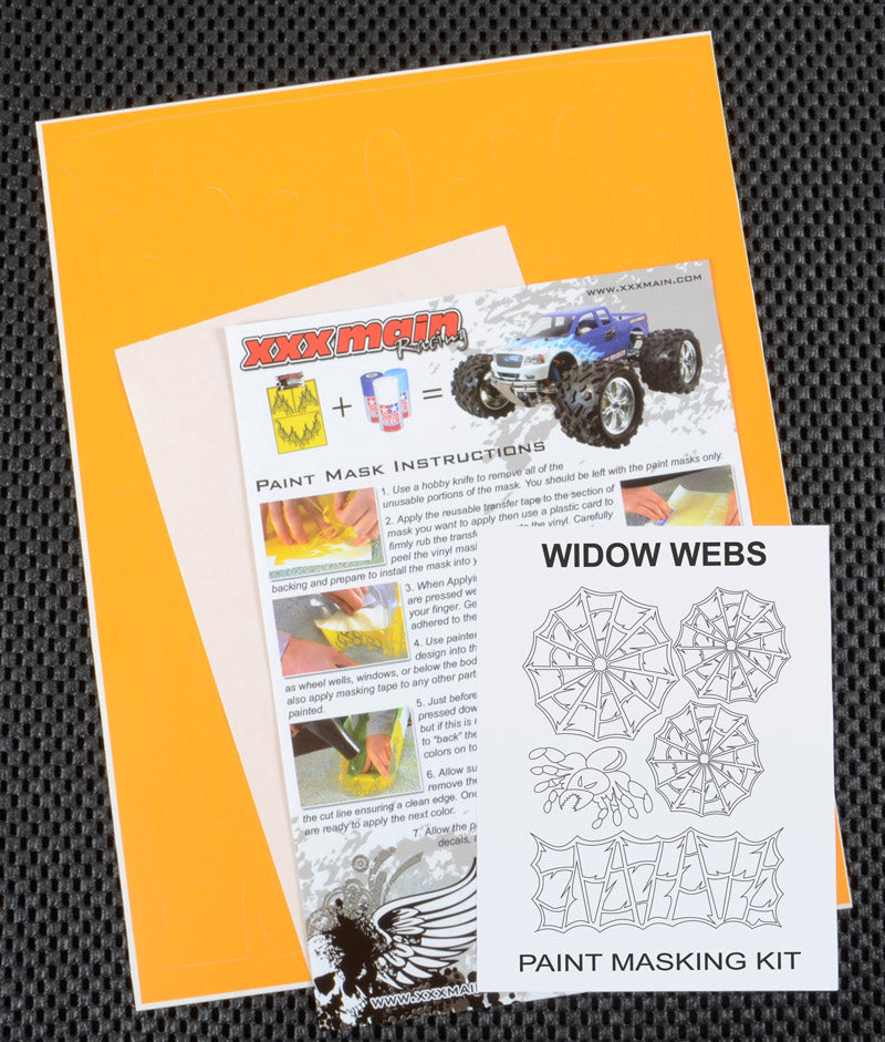 XXX Main Racing Widow Webs Paint Mask - XXXM048L