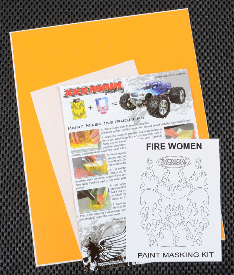 XXX Main Racing Fire Women Paint Mask - XXXM053L
