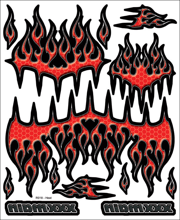 XXX Main Racing Heat Internal Graphic - XXXR018