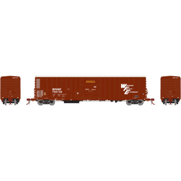 Athearn N 57' Mechanical Reefer w/Sound, BNSF/WFE #794878 - ATH24921