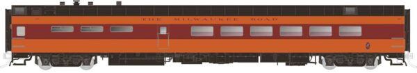 Rapido Trains HO Lightweight PS Diner, MILW/Hiawatha #123 - RPI124029