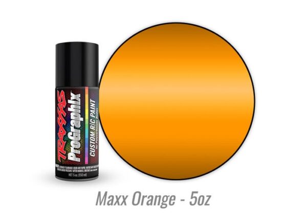 Traxxas 5051 Body paint, ProGraphix, Maxx Orange (5oz) - TRA5051