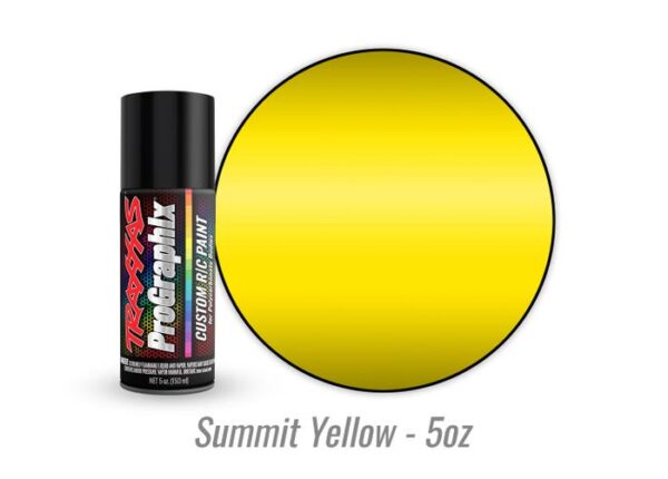 Traxxas Body paint, ProGraphix, Summit Yellow (5oz) - TRA5053